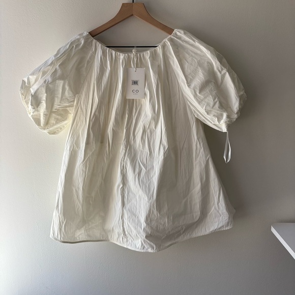 Co Gatheted Puffed Sleeve‎ Blouse Top Sz XS NWT - Picture 5 of 14